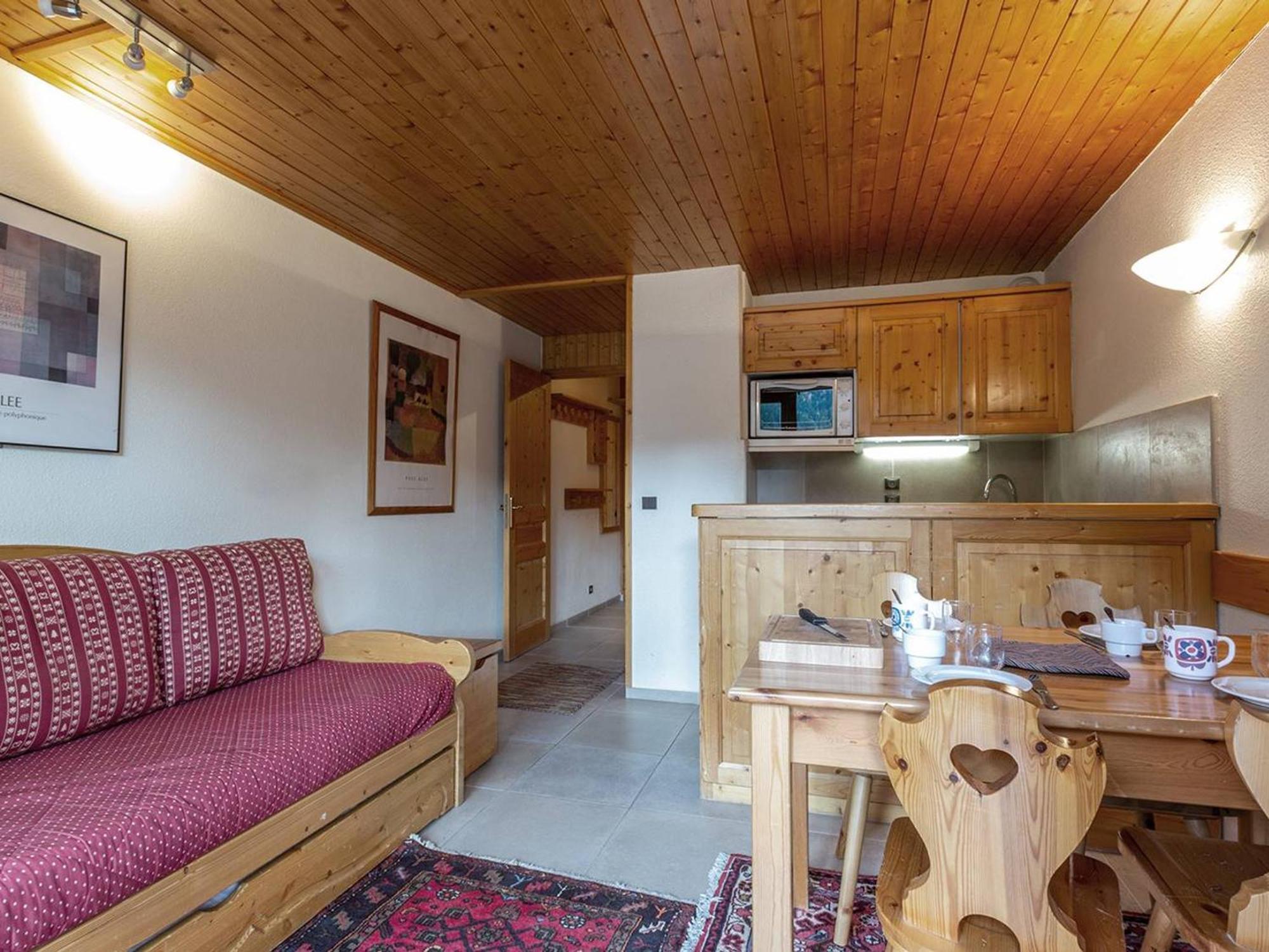 Charmant Appartement Avec Balcon, Wifi Et Ascenseur A Meribel - Fr-1-355-14 Buitenkant foto